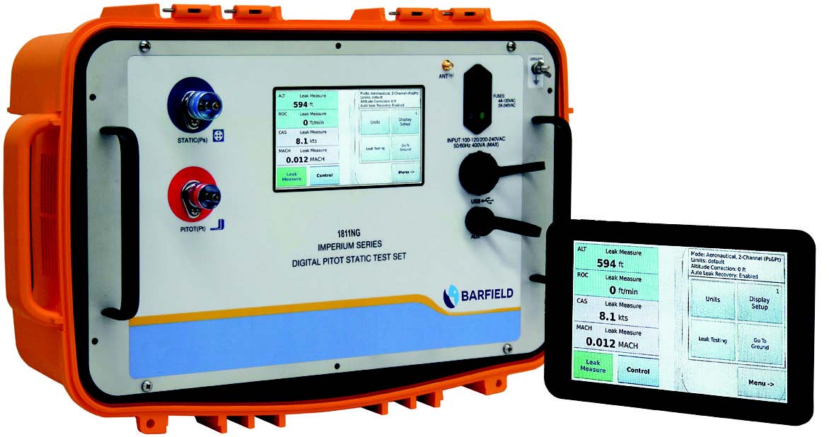 Barfield 1811NG Digital Pitot Static Test Set PN: 101-01178