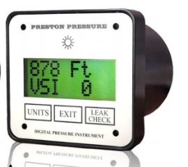 Preston Pressure Digital Airspeed Indicator PN: ASP-621-500