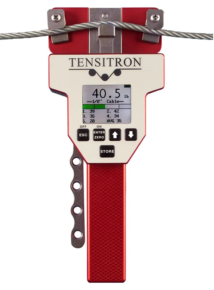 Tensitron ACX-250-1 Digital Aircraft Cable Tension Meter 1/16”, 3/32”, 1/8”, 5/32”, 3/16”