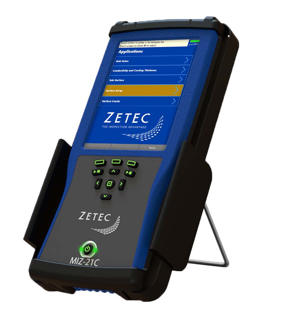 Zetec MIZ-21C-ARRAY ハンドヘルド渦電流試験装置 PN: 111A903-00